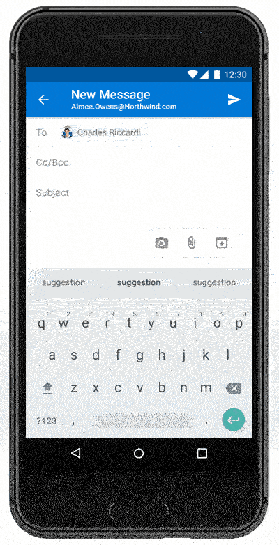 New features in Outlook mobile app for business 000000_OfficeLens_Android_phone_m1_v2.gif