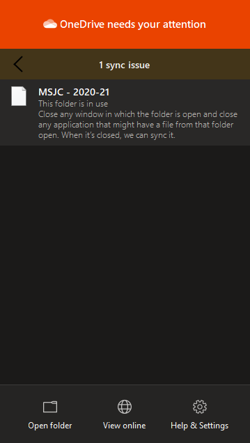 OneDrive won't rename folder on my computer, but it will on my laptop. 000ac0d2-a6ff-41a5-bfa4-6be07ef68167?upload=true.png