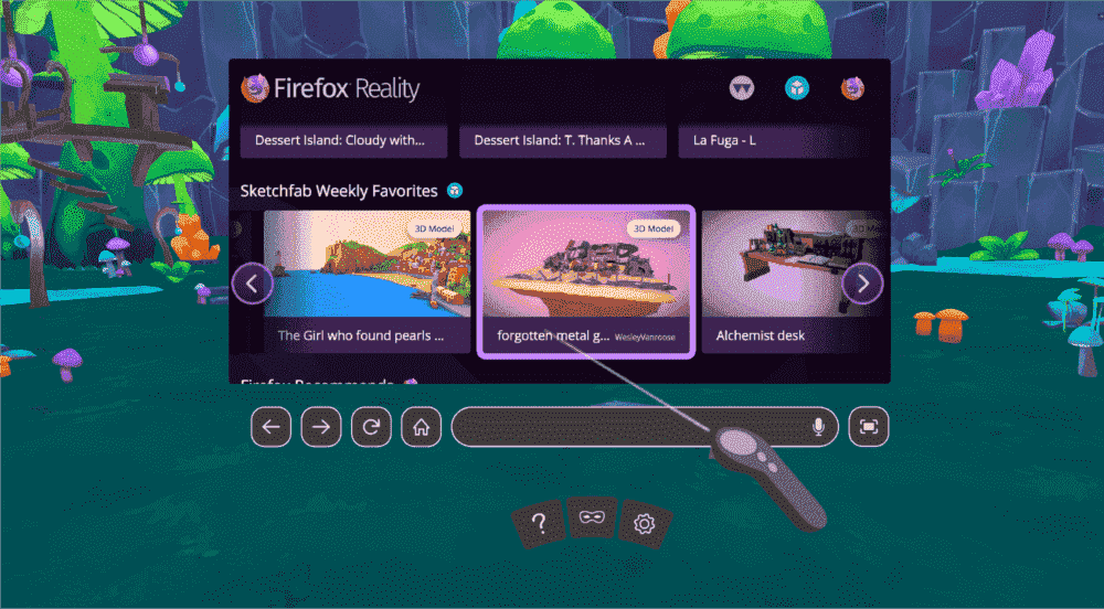 Introducing Firefox Reality browser for VR headsets 004-fxr-home-2-1000x552.png
