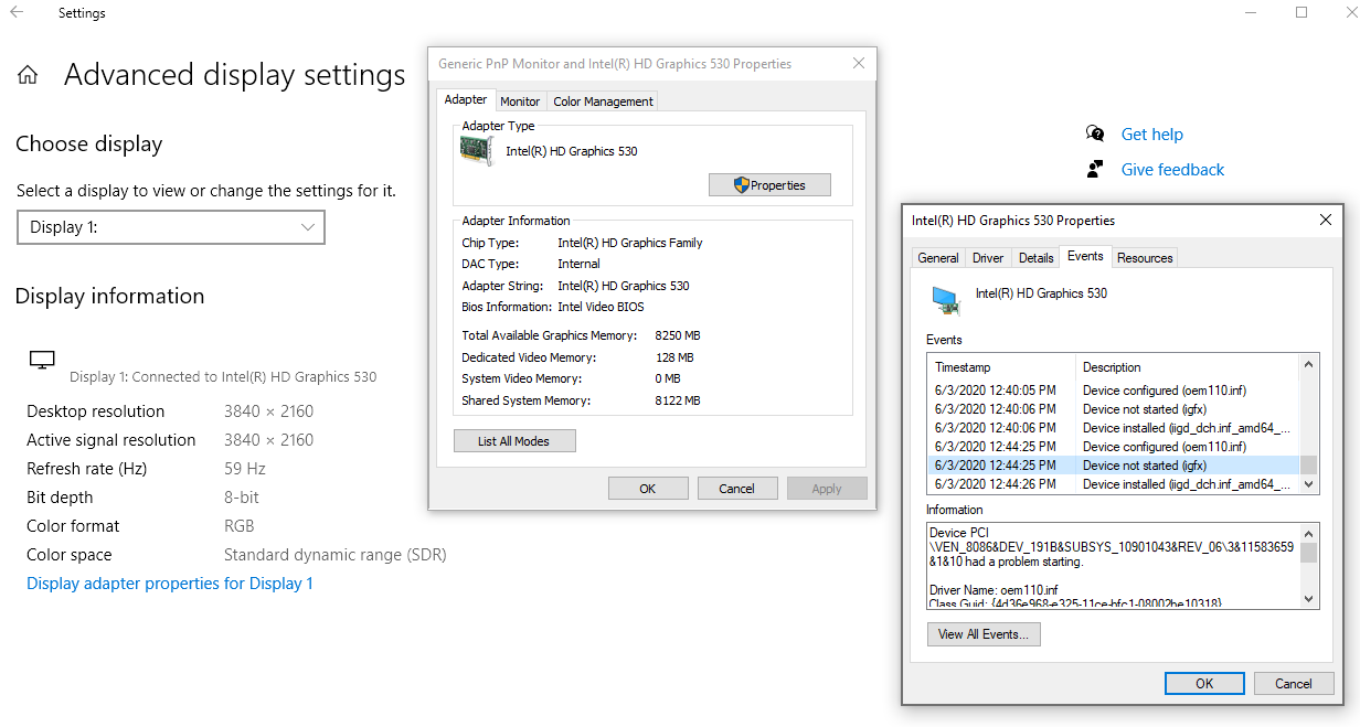 Flickering screen And the Driver and Windows Update doesn't help! 0054e868-e065-477f-8aaf-2b822ca056b1?upload=true.png