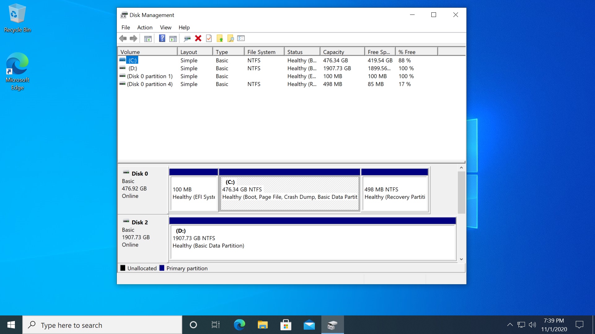 Disk Management: Why does my second hard drive, SSD display as Disk 2 instead of Disk 1? 006fc47e-a22b-4b55-84ee-f5b2ad483f49?upload=true.jpg