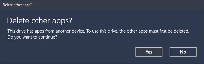 Can't change Windows Store install location because of old WindowsApps folder on the drive. 00b875db-4a4d-47b9-91ab-762540ece342?upload=true.png