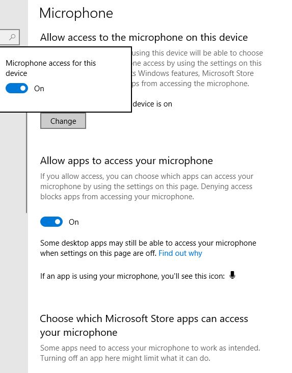 Headphone microphone shown to work in settings and other devices but not in the apps on my... 00d6c99c-3355-424b-a8ec-63b3903f3310?upload=true.jpg