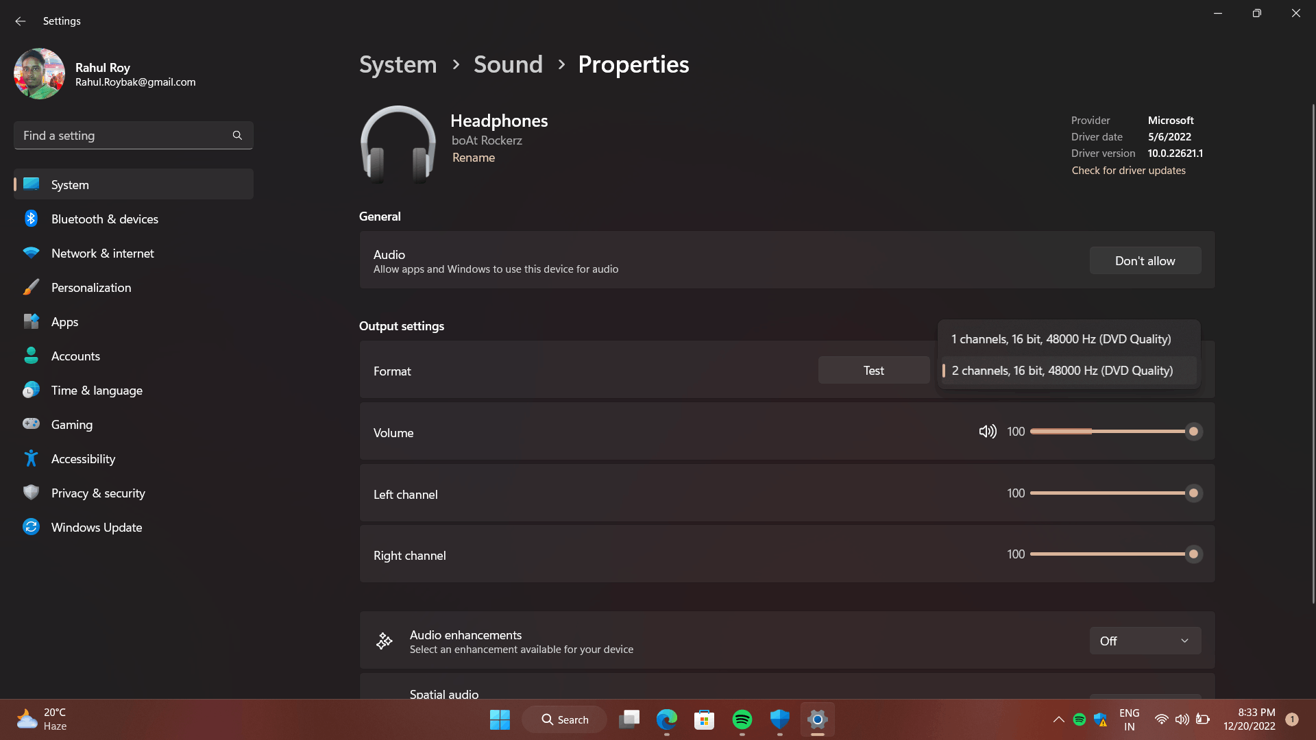 How do I fix when my application's audio goes low and the quality turns bad. 00dd6e2a-0210-4eb6-90f3-1a0f11021aa5?upload=true.png