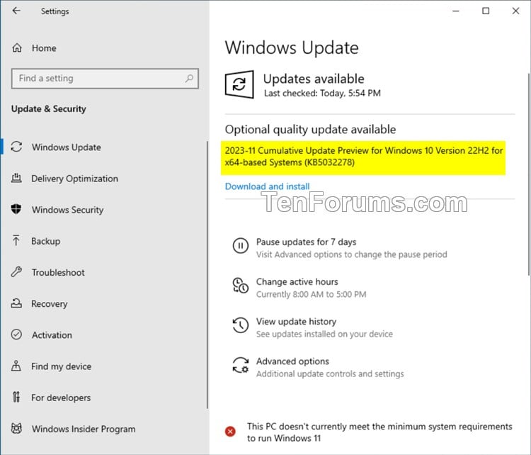 Windows 10 update KB5032278 unsuccessful. 01316d1701388556t-kb5032278-windows-10-cumulative-update-preview-build-19045-3758-22h2-kb5032278.jpg