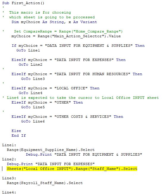 Excel VBA - selecting a cell in different sheet using GoTo and IF statement giving error. 014fa1aa-9a0d-4f0e-addd-1a78d057d9fe?upload=true.jpg