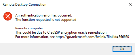 RDP CredSSP error in Windows 10 Home 01bdd869-14d5-4186-8065-0cab040617f7?upload=true.png