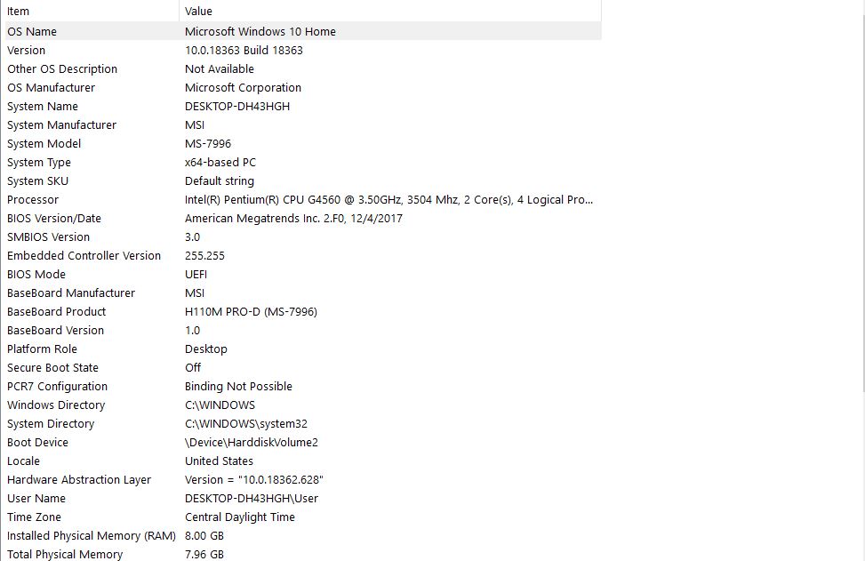 Update from 1909 to 2004 continues to fail, possibly causing my RAM to be used up abnormally? 01e89398-63b9-4985-8de5-29342fd3c55d?upload=true.jpg