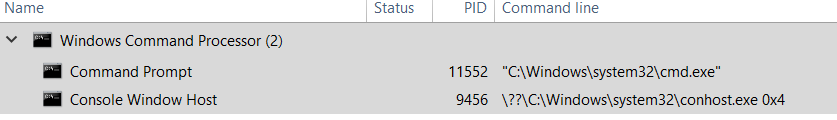 A Task manager command line entry with "\??\" prefix, is this legit? 01f735a6-400c-4297-a64b-96e3e74848ed?upload=true.png