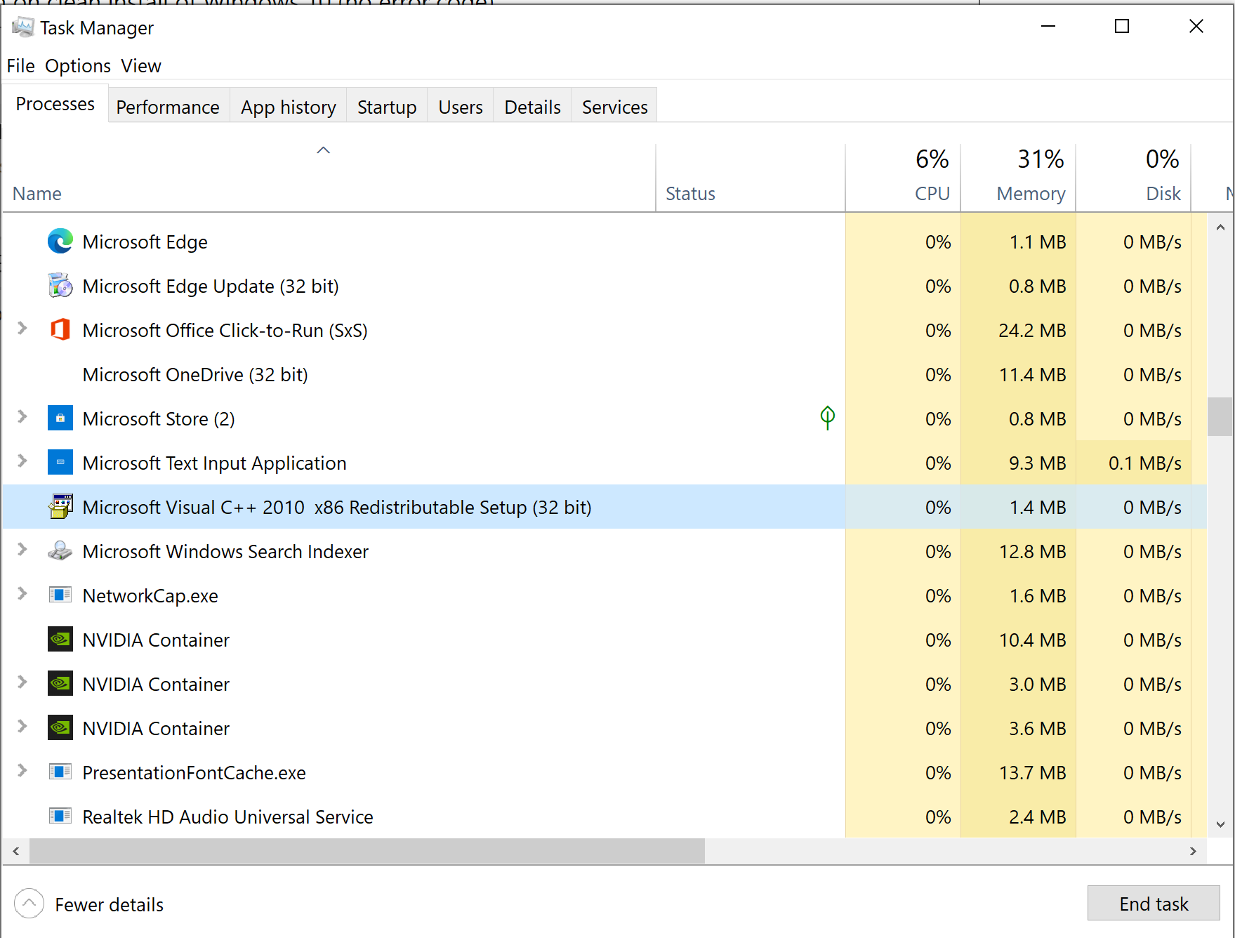 Microsoft Visual C++ Redistributable 2010 installer won't run on clean install of Windows... 020e0633-b24e-46ce-b887-3c8bc4315110?upload=true.png