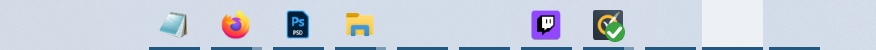 How do I fix an issue of icons in the taskbar not showing? 024d9f4e-20b6-4842-990a-ffc2ad20700c?upload=true.png