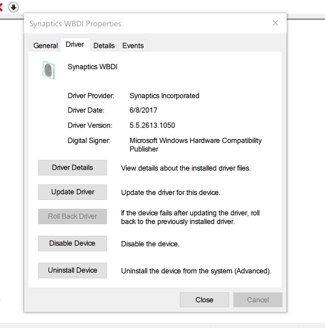 windows 10. Fingerprint not showing in settings.  Lenovo Flex 5 1570 029cd9c8-7bdf-416c-bc9a-ce3c70222c51?upload=true.png