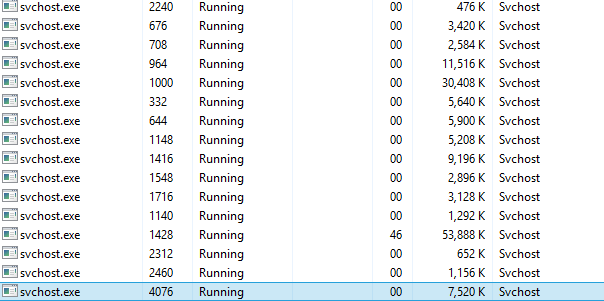 svchost.exe has about 5+ in task manager? 02f1c6b8-0348-4eb8-a44b-d8e9a243a835?upload=true.png