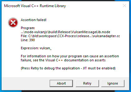 visual c++ runtime library Expression vulcan_ how to fix? 038605ed-8a84-40f7-b7a8-e103f80864c5?upload=true.png
