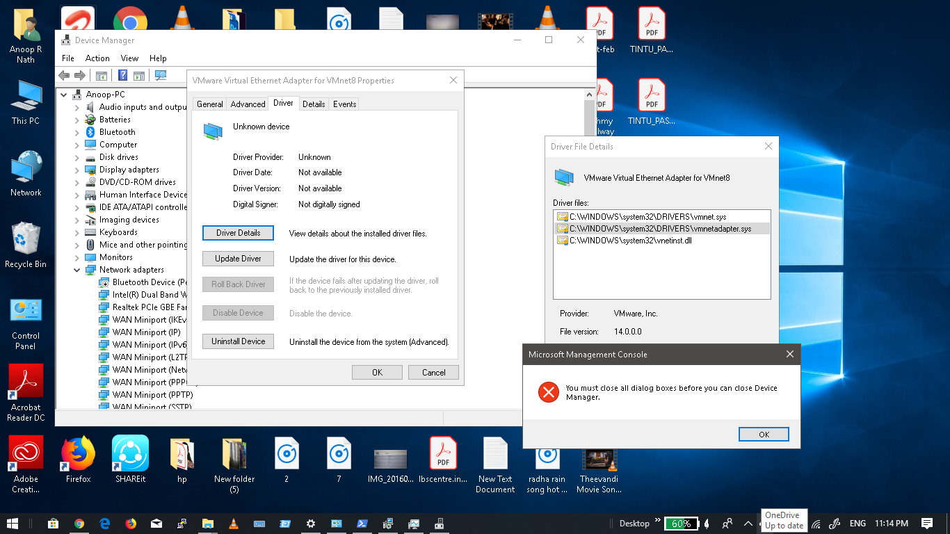 Unable to install the virtual network adapter in VMWare workstation 15 and Virtual box 6 -... 03cc5b1f-1879-4089-81a1-4887748b5316?upload=true.png