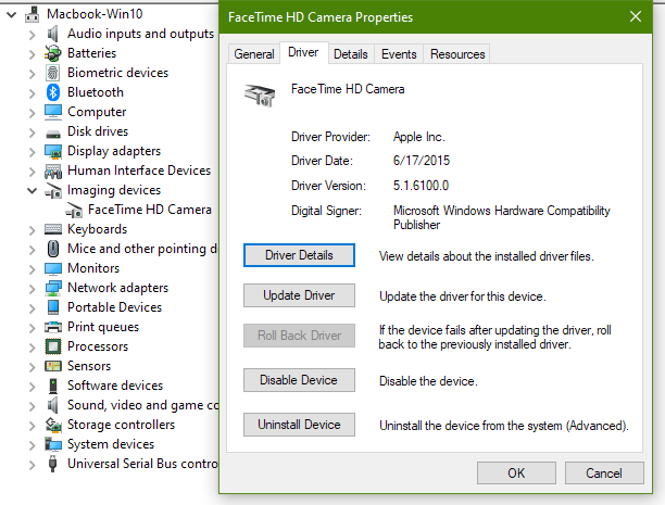 FaceTime HD Built in Camera on MacBook 16"not Working in Windows 10 041d3efc-bdd2-4317-9417-26037b79b4bb?upload=true.png