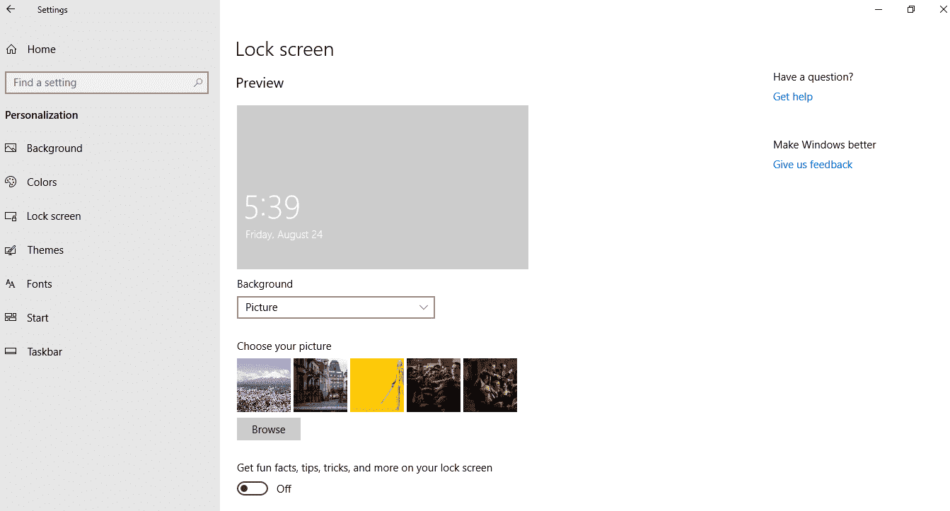 Windows 10 background and lock screen preview not working 0478147d-3c1a-434e-b754-c89414248e9d?upload=true.png