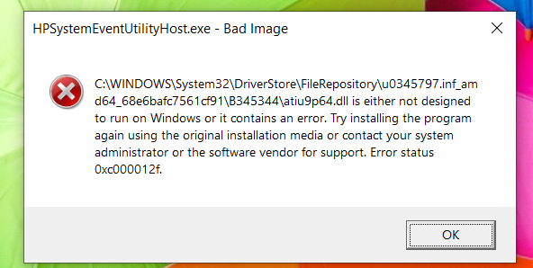 Error status 0xc000012f 04f7d8ee-4a54-45e5-b0e5-6018559fef36?upload=true.png