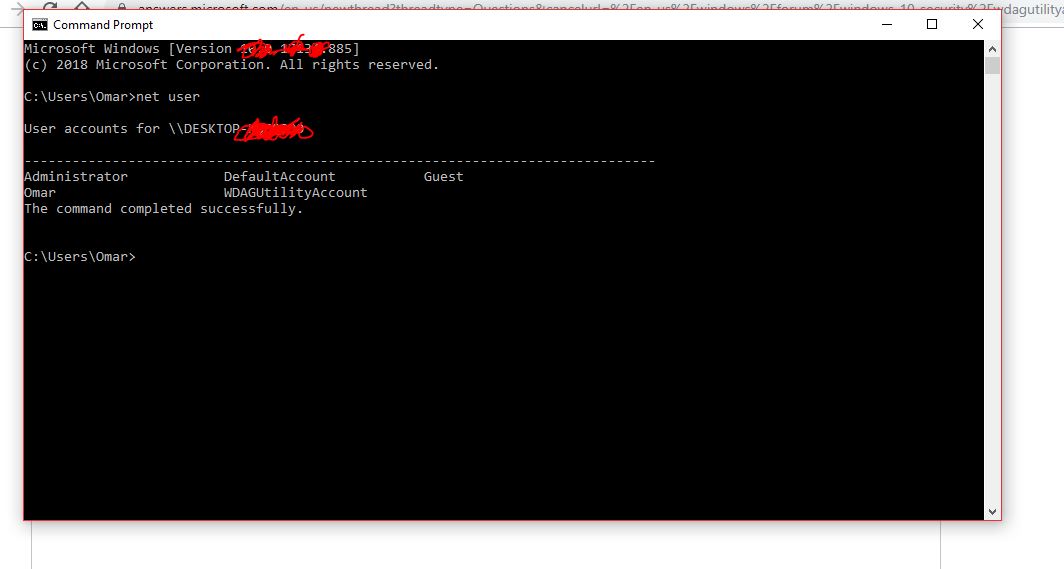 In my laptop Administrator is WDAGUtilityAccount 05ca5e17-967a-4b8a-a117-2c12440eeb32?upload=true.jpg