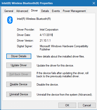 Disabling bluetooth discoverability in Win10 Pro 1903 05d82d60-7e7c-4311-839a-3244d8b33c77?upload=true.gif
