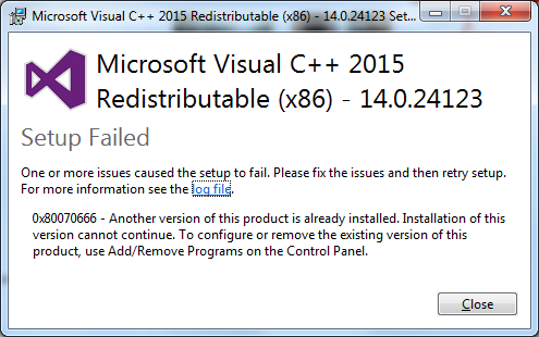 Does the latest Visual C++ replace all previous versions 2005, 08, 10.....etc as well? 06490e11-5668-4b31-8851-d1b182596001.png