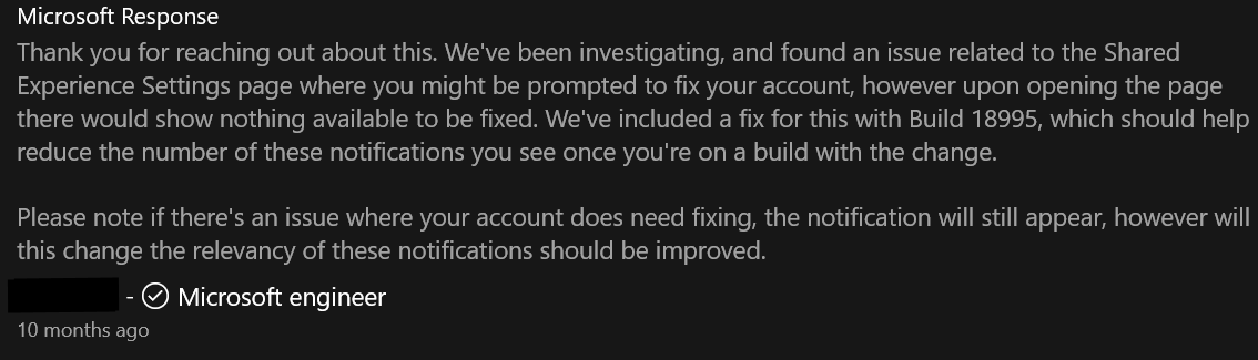 What Is The Status Of Getting The "We Need To Fix Your Account" Message Fixed 064ba5bc-c7d3-4771-a38c-373e6ccebc3c?upload=true.png