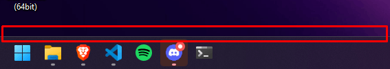 remove empty white space on the bottom left of Windows 11 taskbar 06a92cb7-e7eb-4fb6-8d46-e6160398a12d?upload=true.png