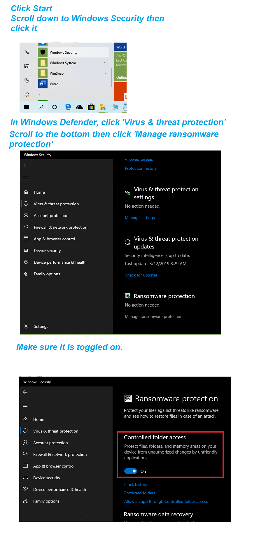 Easy Guide: How to Manage Controlled Folder Access in Windows Defender Security Center 06f8cb17-87df-41b1-a3ac-847711ac8681?upload=true.png