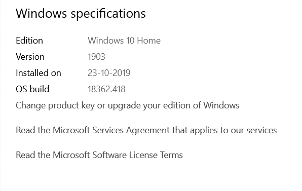 Network issue after Windows 10, version 1903 update    version 10.0.18362 Build 18362 0701cea0-0ad3-4bee-8652-e8bf5a9d5a8e?upload=true.png