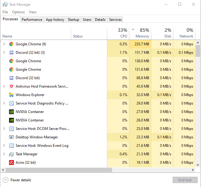 85% RAM usage with 2 programs opened 0702143a-d71b-423a-9c17-c5d6b338a8e6?upload=true.png
