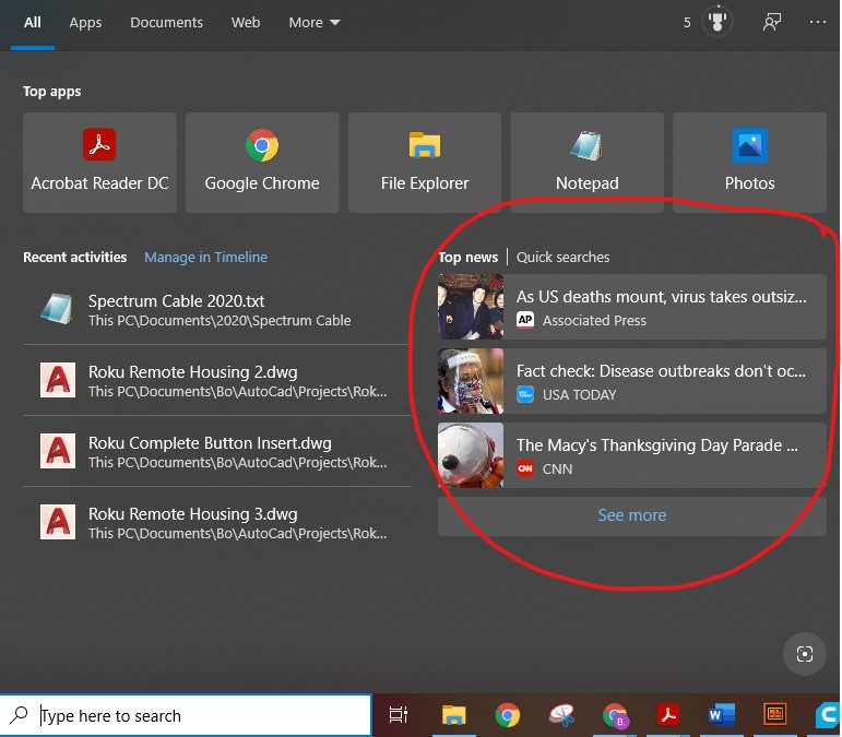 Remove "Top News" Headlines from Taskbar Search 075ef9aa-c13f-461a-a0d7-1bfdc9082739?upload=true.jpg