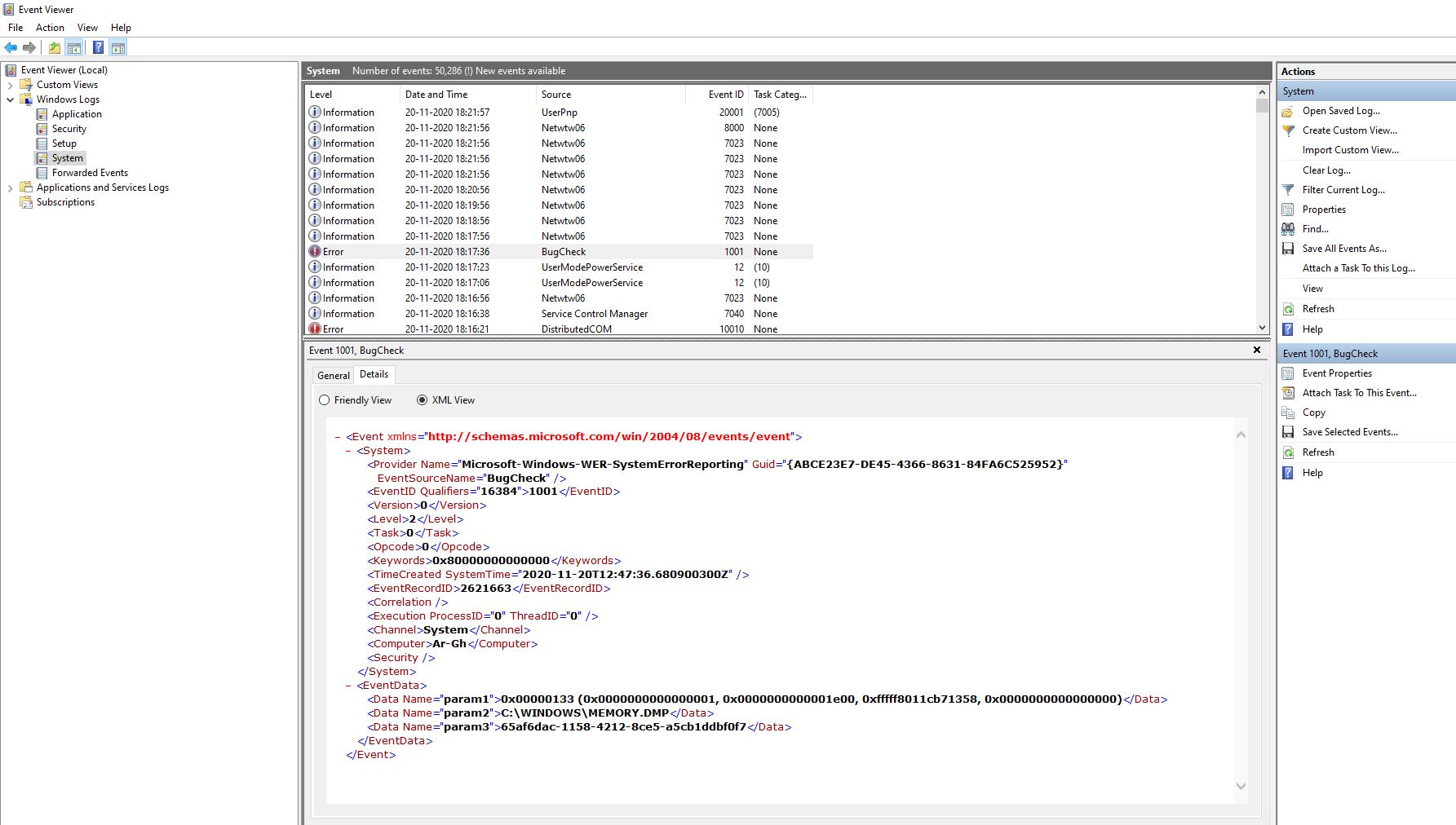 BSOD when I was watching a YouTube video DPC WATCHDOG VIOLATION 07632bb3-242b-4cd1-8e54-bc1161a1c7ff?upload=true.jpg