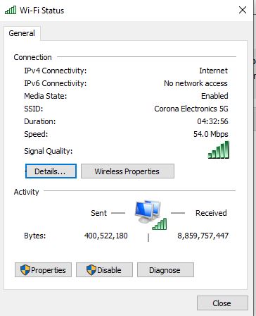 Control Panel/Network and Sharing/Wifi Status/Speed: ? 077ffed7-b198-4000-ad11-6b104d45f1ed?upload=true.jpg