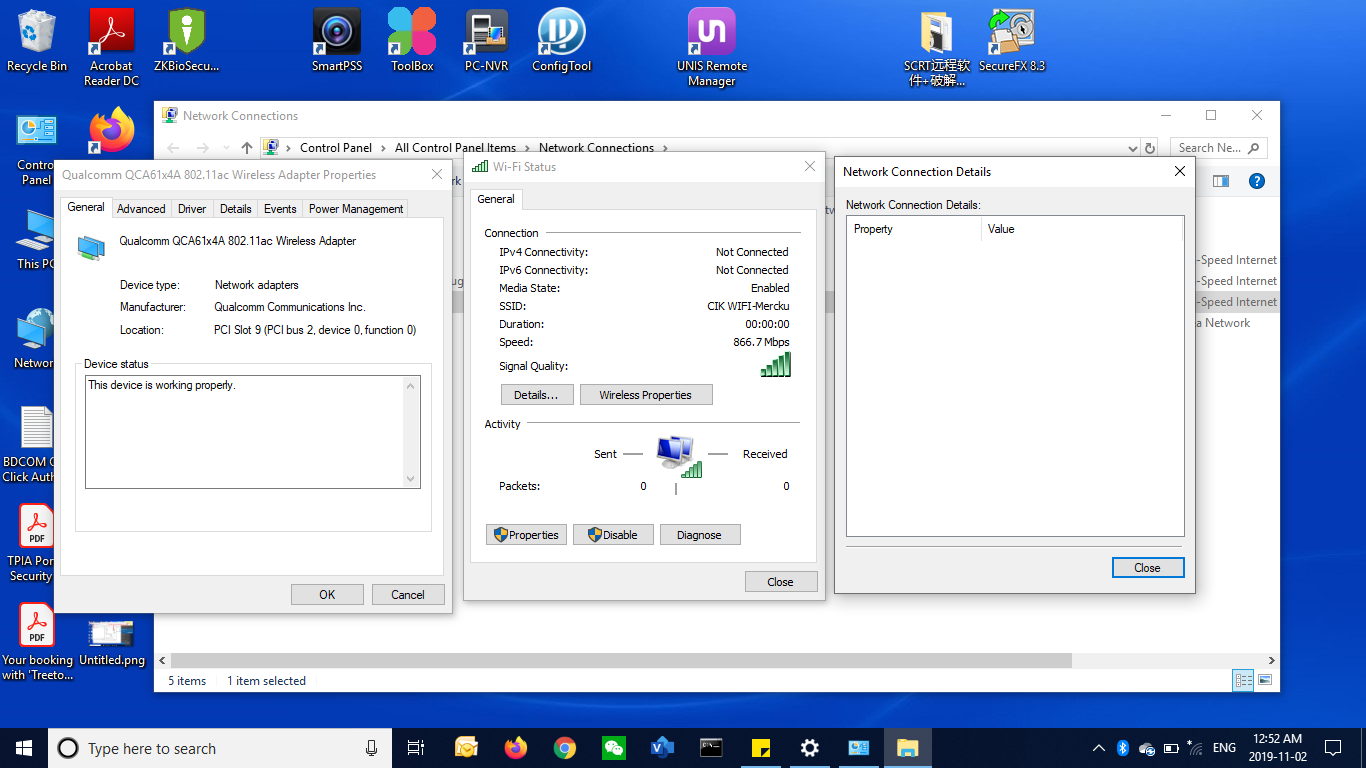 wired and wireless NIC all related info are disappeared. 07e3fabb-3850-45c2-9600-5e463e349dc8?upload=true.png