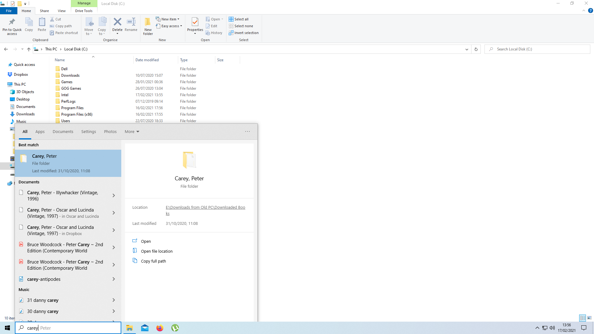 Icons disappearing in Windows 10 Search Box results after a while 07ec7c49-9390-4cb2-8dd1-34753d6671ae?upload=true.png