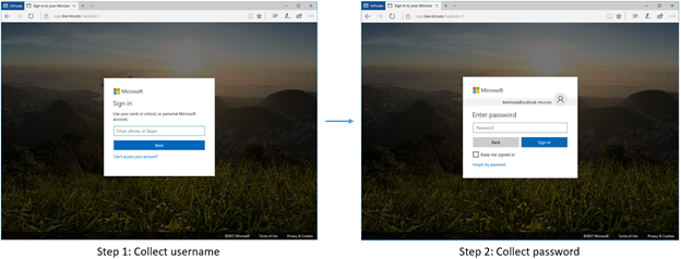 I can not use the sign in page with microsoft 080217_0505_ThenewAzure1.png