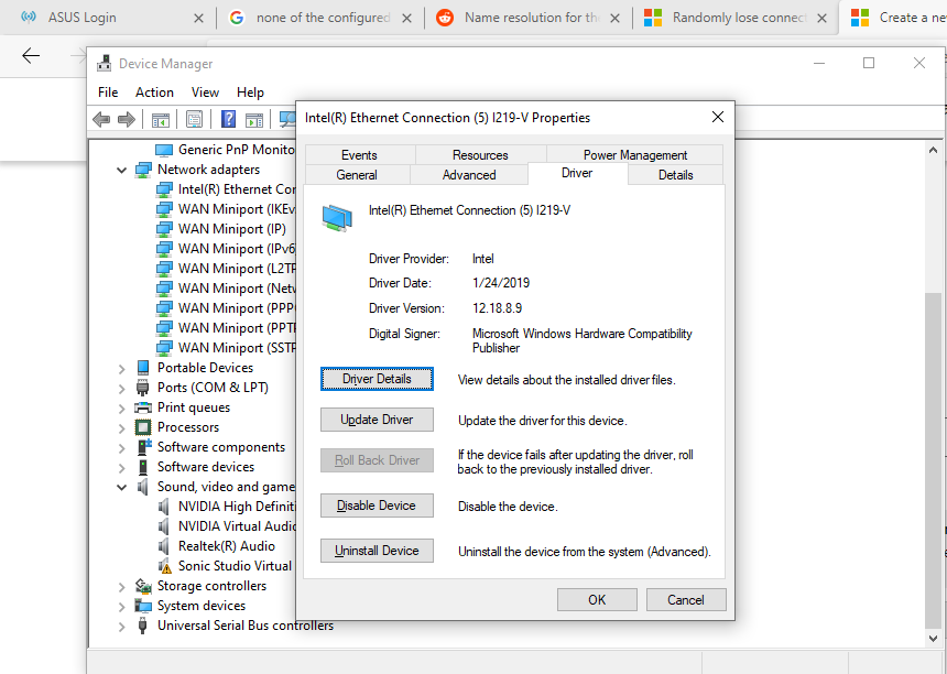 Windows 10 64bit 2004 build 19041 suddenly disconnect from network. 08525a18-daea-43c6-a1ec-9b8d6939c233?upload=true.png