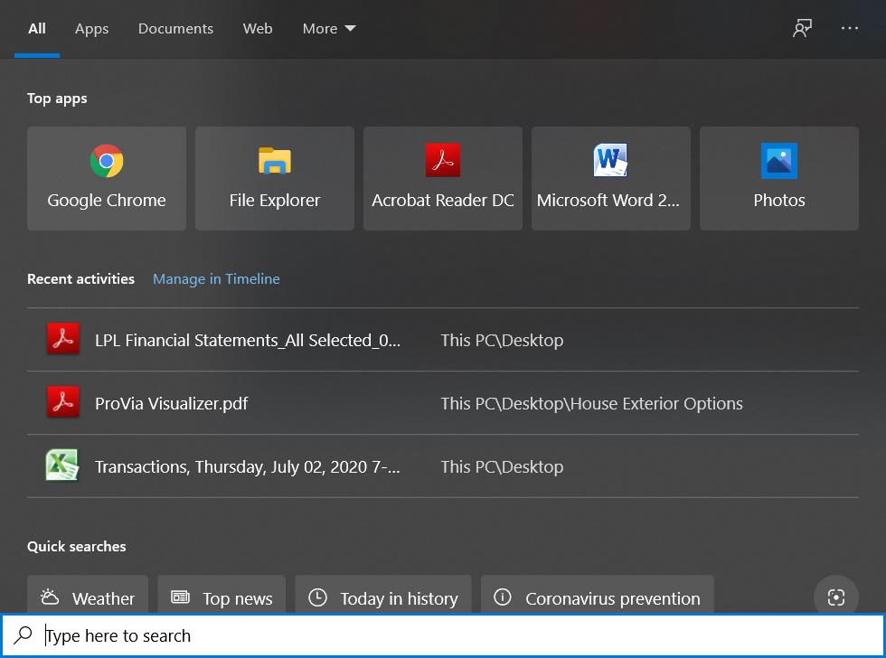 How do I remove the Windows 10 search from popping up? 08d35d05-f630-48ed-b57e-91a100668687?upload=true.jpg