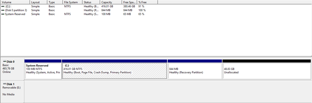 Multiple partitions; is there a way to shrink and merge without losing anything 08e388d7-34d9-4cbf-9b55-2dddea35ec30.png