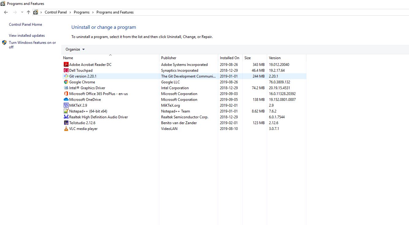 Control Panel is showing an incomplete list of Installed Applications 08ff1d2d-5a25-434d-a2ad-3a9ca25cbe0f?upload=true.jpg
