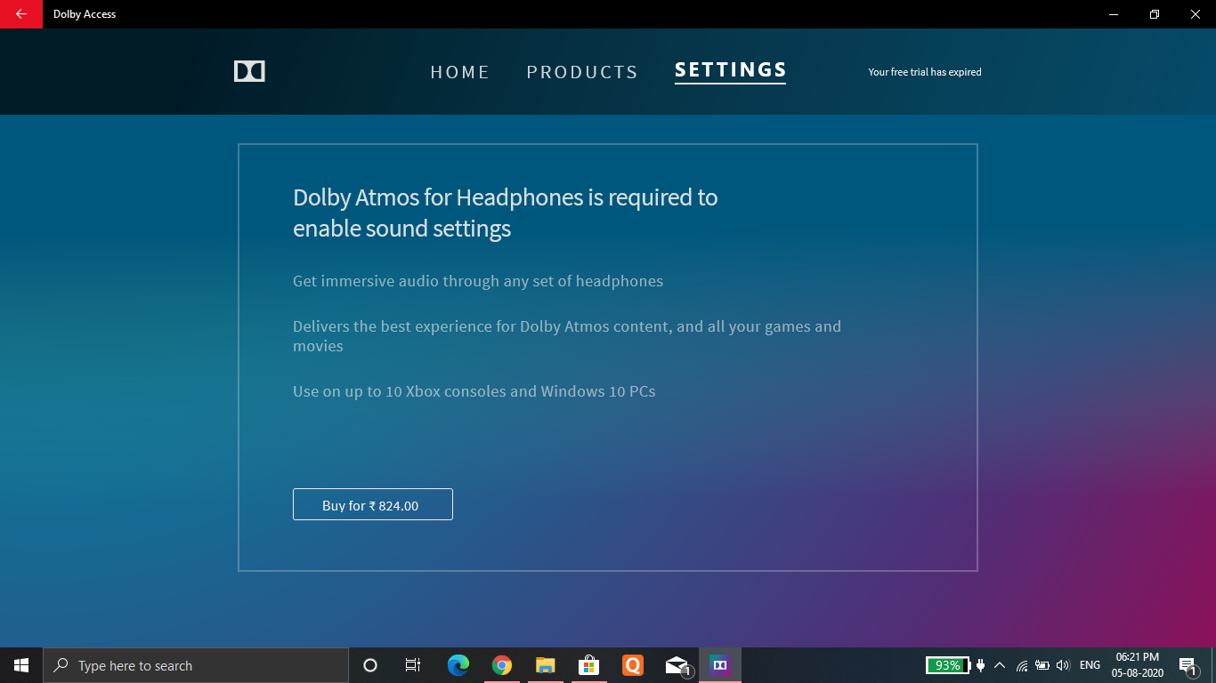 About A Dolby Access Preinstalled App In My Machine Related. 093c8c96-e2df-4f1f-9a26-3da1357b0a1a?upload=true.png