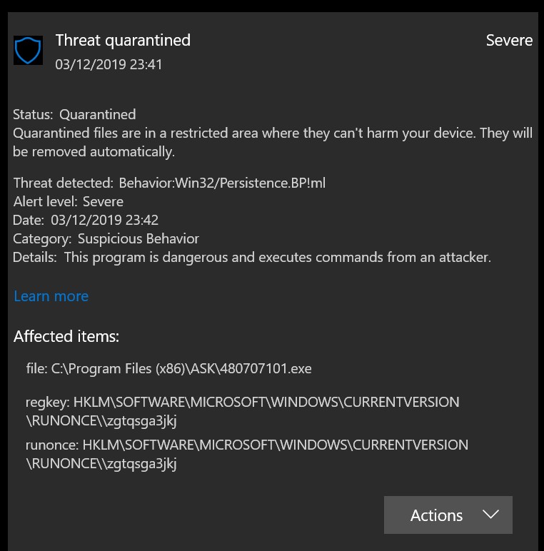 What is this folder previously reported by Windows Defender? Should I leave it there or... 095db23c-bc69-431b-9a00-9e40c98369a5?upload=true.jpg