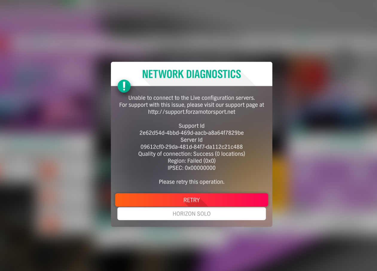 Forza Horizon 4 unable to play online. 09f48d4d-2133-4f80-a59b-6b4d23016c51?upload=true.png