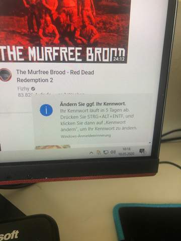 I get the message "Your password will expire in 5 days" on my computer - what is this? 0_big.jpg