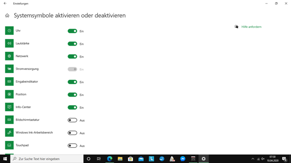 Battery display Windows 10 no longer on the taskbar? 0_big.png