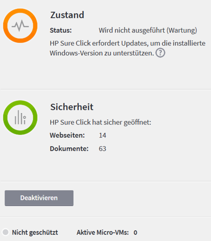 After Funktion.update Windows 10 2004, does Sure click not work anymore? 0_big.png