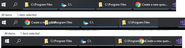 Ungroup task bar items from the same application 0a0aba85-072e-4dfa-9a89-13409f197cc2?upload=true.png
