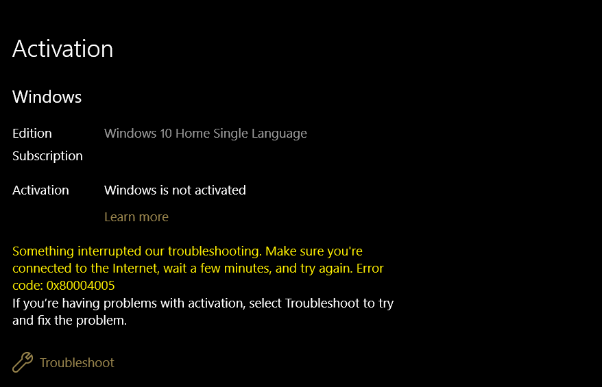 Windows 10 Home activation failed - after windows version updated from 1803 to 1909 0a24b004-ee4a-47e6-a838-7fcde3def9a3?upload=true.png