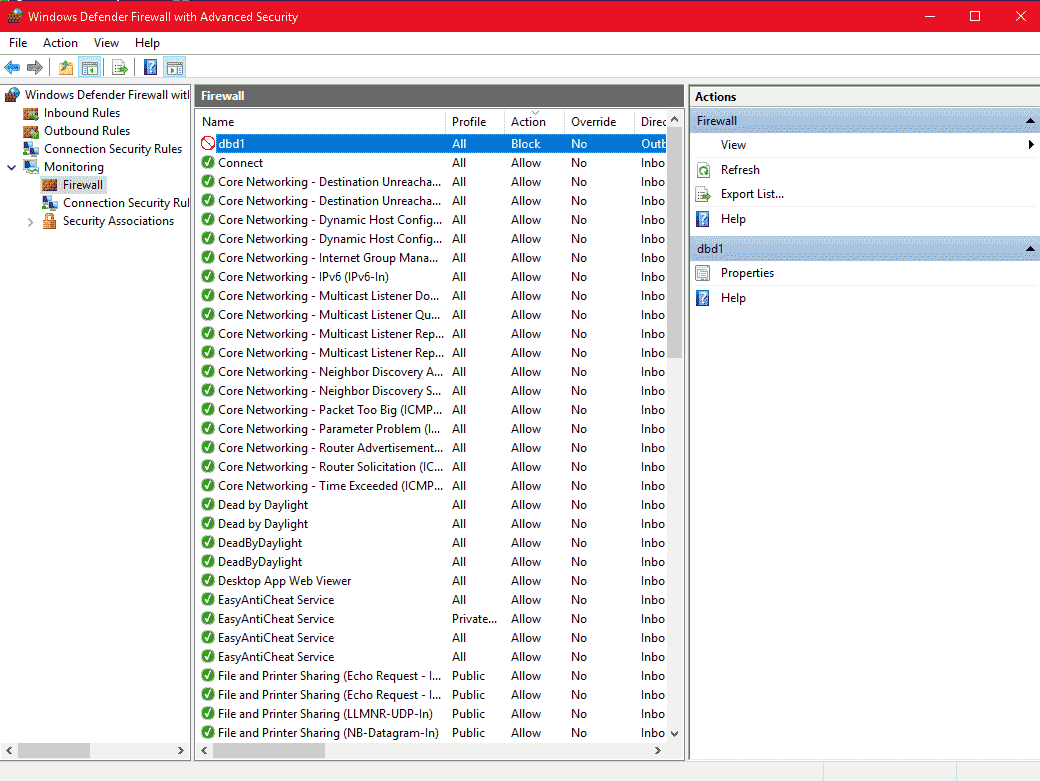 I created a Windows Firewall rule and now I cannot delete it 0a3b709b-da13-4623-bda2-482176a43dfc?upload=true.png
