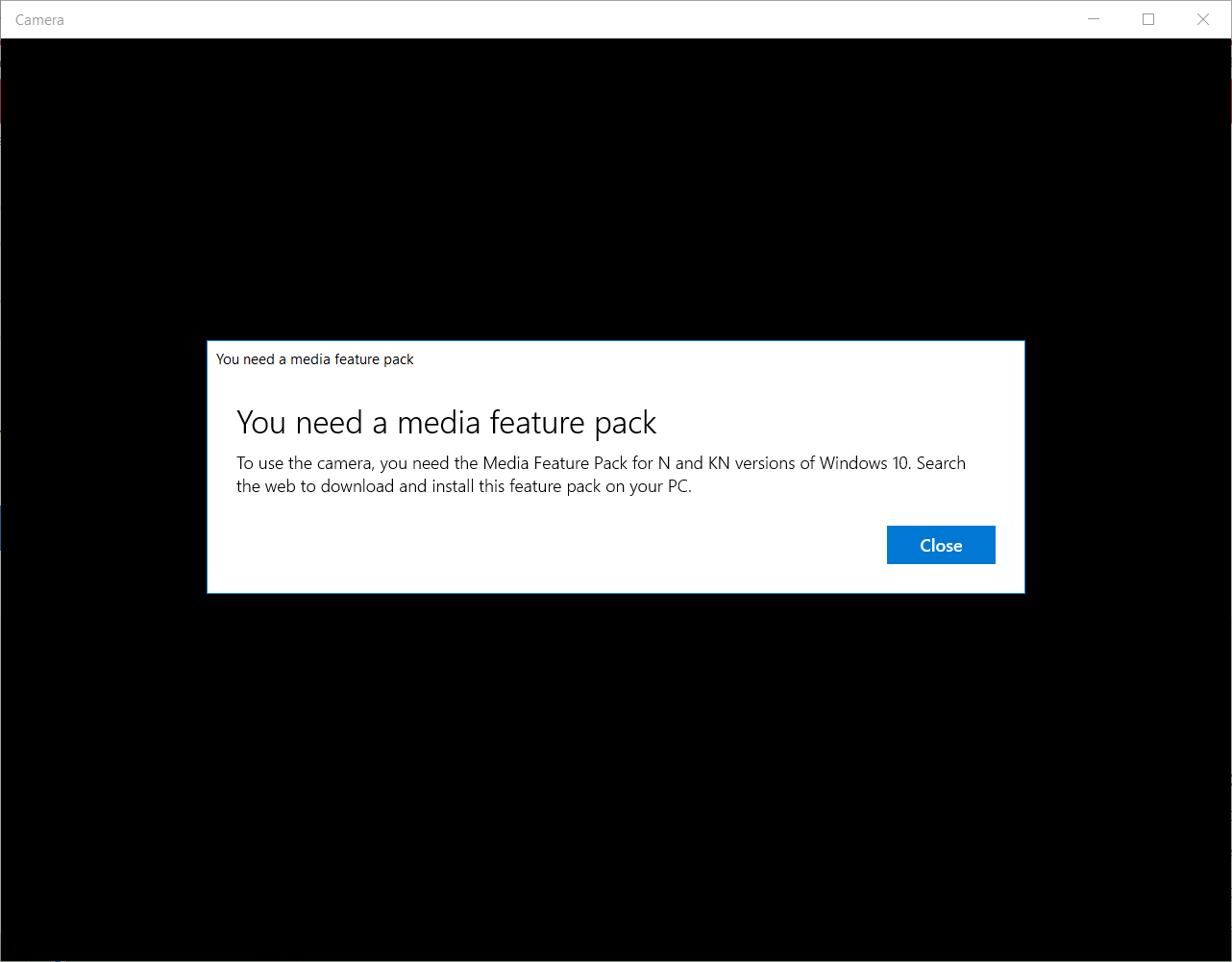 camera not opening prompting media feature pack for N and KN versions of windows 10 0b2a51e7-6845-4d06-bfa9-99e4b9af137c?upload=true.png